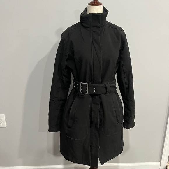 The North Face Jackets & Blazers - North Face Women's Black Belted Winter Trench‎ Coat Small